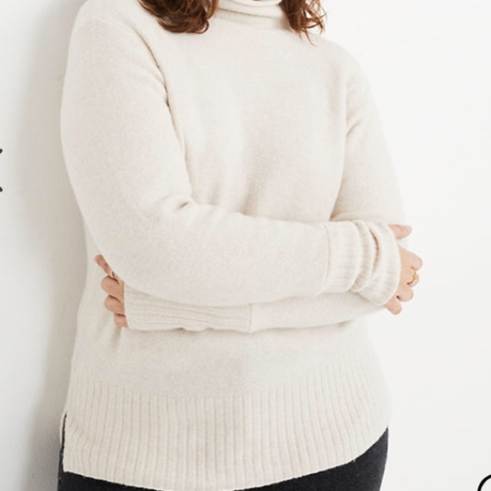 Madewell Inland Turtleneck Sweater In Coziest Yarn - Picture 3 of 8
